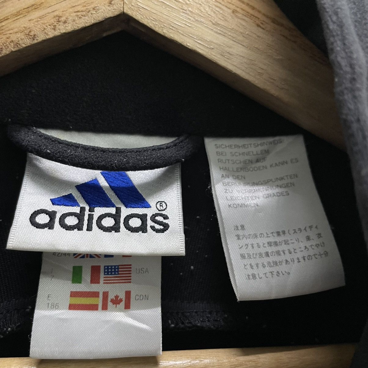 Adidas × Sports Specialties 💥 90s Adidas x Real Madrid Zipper Light Jacket Size US XL / EU 56 / 4 - 9 Thumbnail