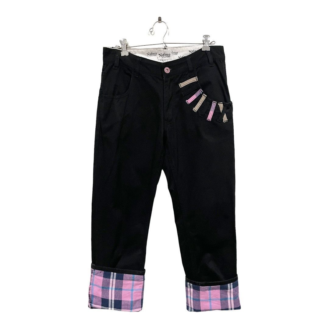 Japanese Brand × Other Nylaus Japanese Brand Multibelt Loop Waist Around Pants Size US 31 - 1 Thumbnail