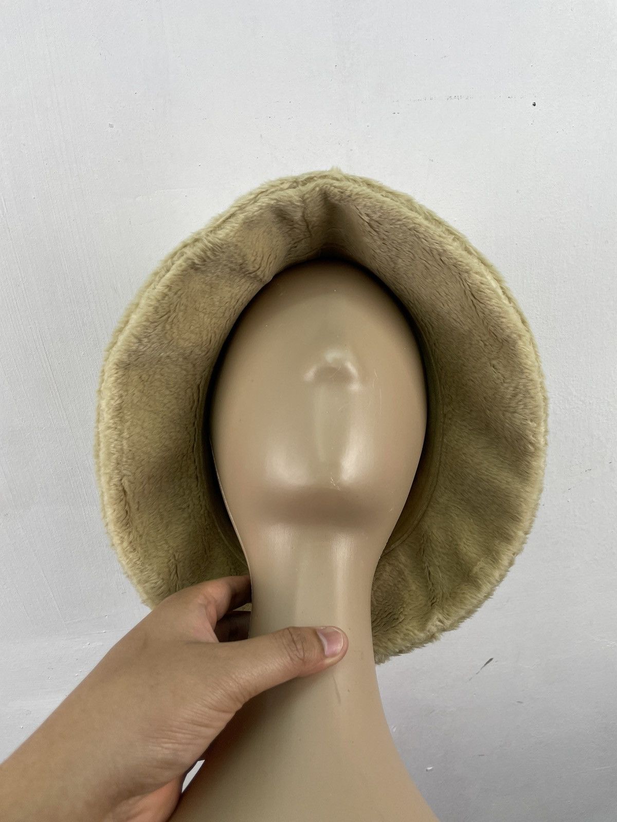 Pierre Balmain ARCHIVE🔥 Vintage Balmain Paris Mohair Fleece Bucket Hat Size ONE SIZE - 4 Thumbnail
