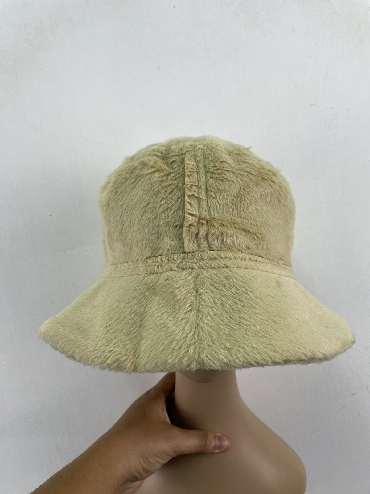 Pierre Balmain ARCHIVE🔥 Vintage Balmain Paris Mohair Fleece Bucket Hat Size ONE SIZE - 2 Thumbnail