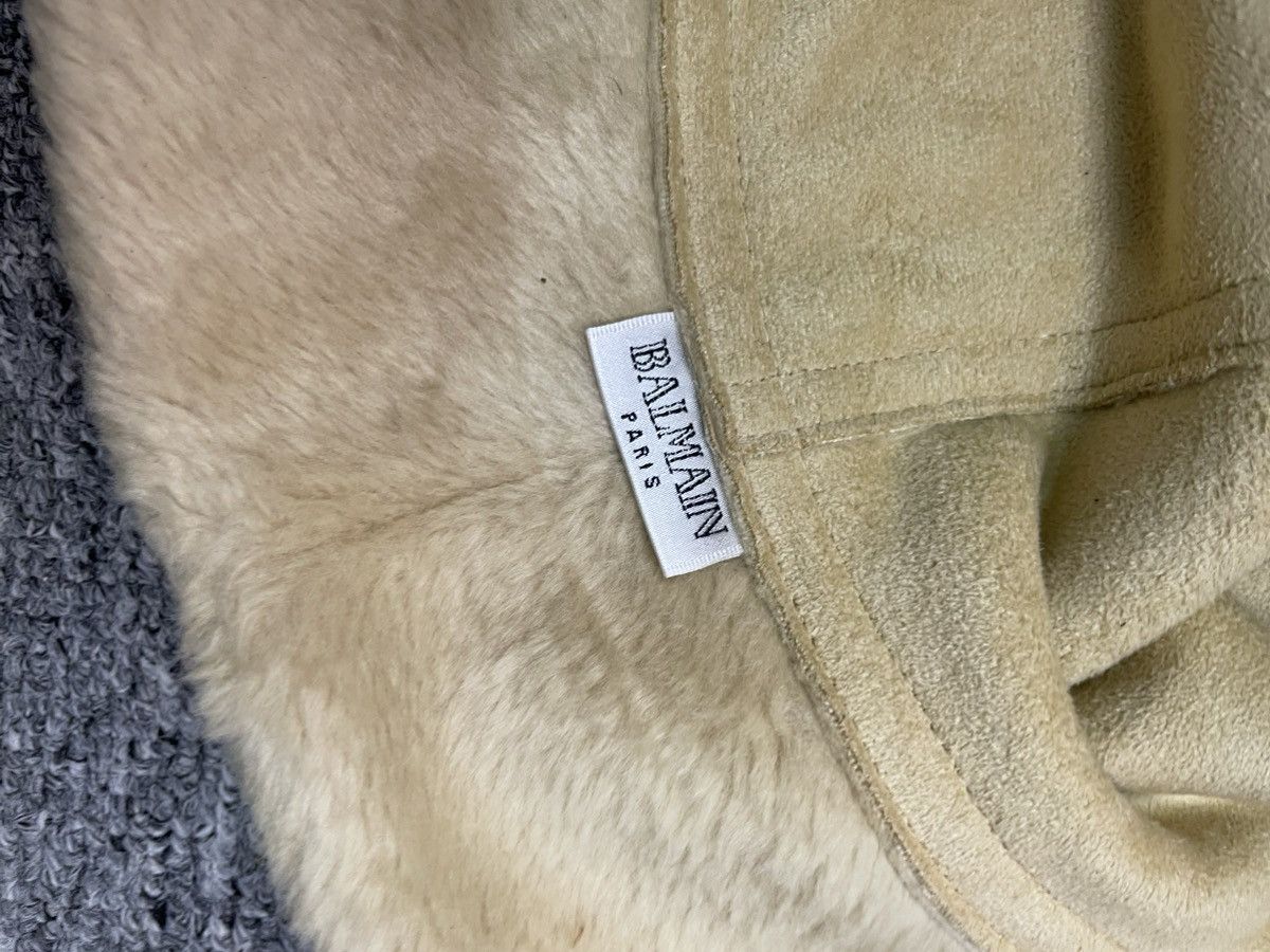 Pierre Balmain ARCHIVE🔥 Vintage Balmain Paris Mohair Fleece Bucket Hat Size ONE SIZE - 6 Thumbnail