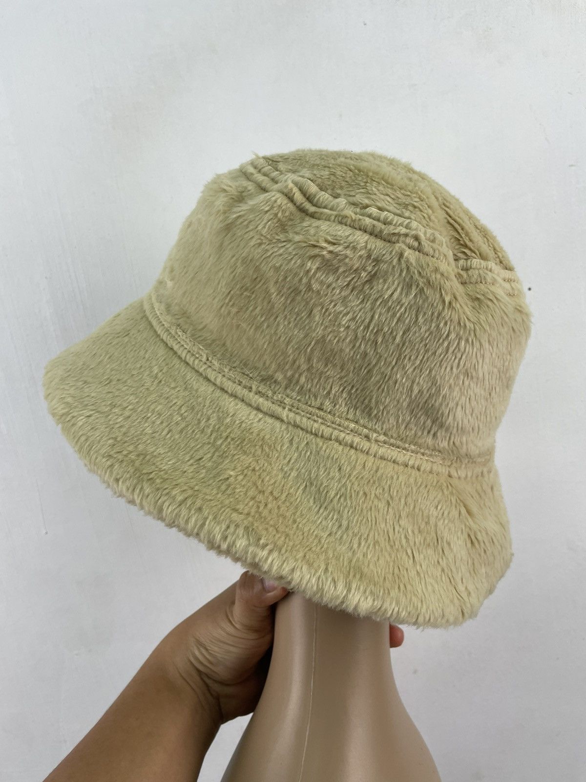 Pierre Balmain ARCHIVE🔥 Vintage Balmain Paris Mohair Fleece Bucket Hat Size ONE SIZE - 3 Thumbnail