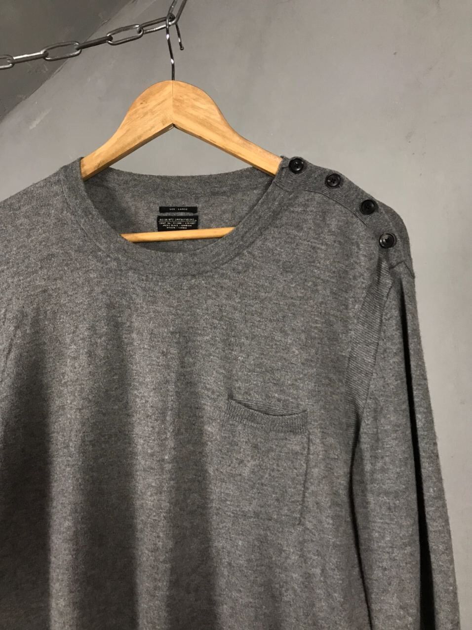 Allsaints Allsaints luxury streetwear wool sweater Size US L / EU 52-54 / 3 - 2 Thumbnail