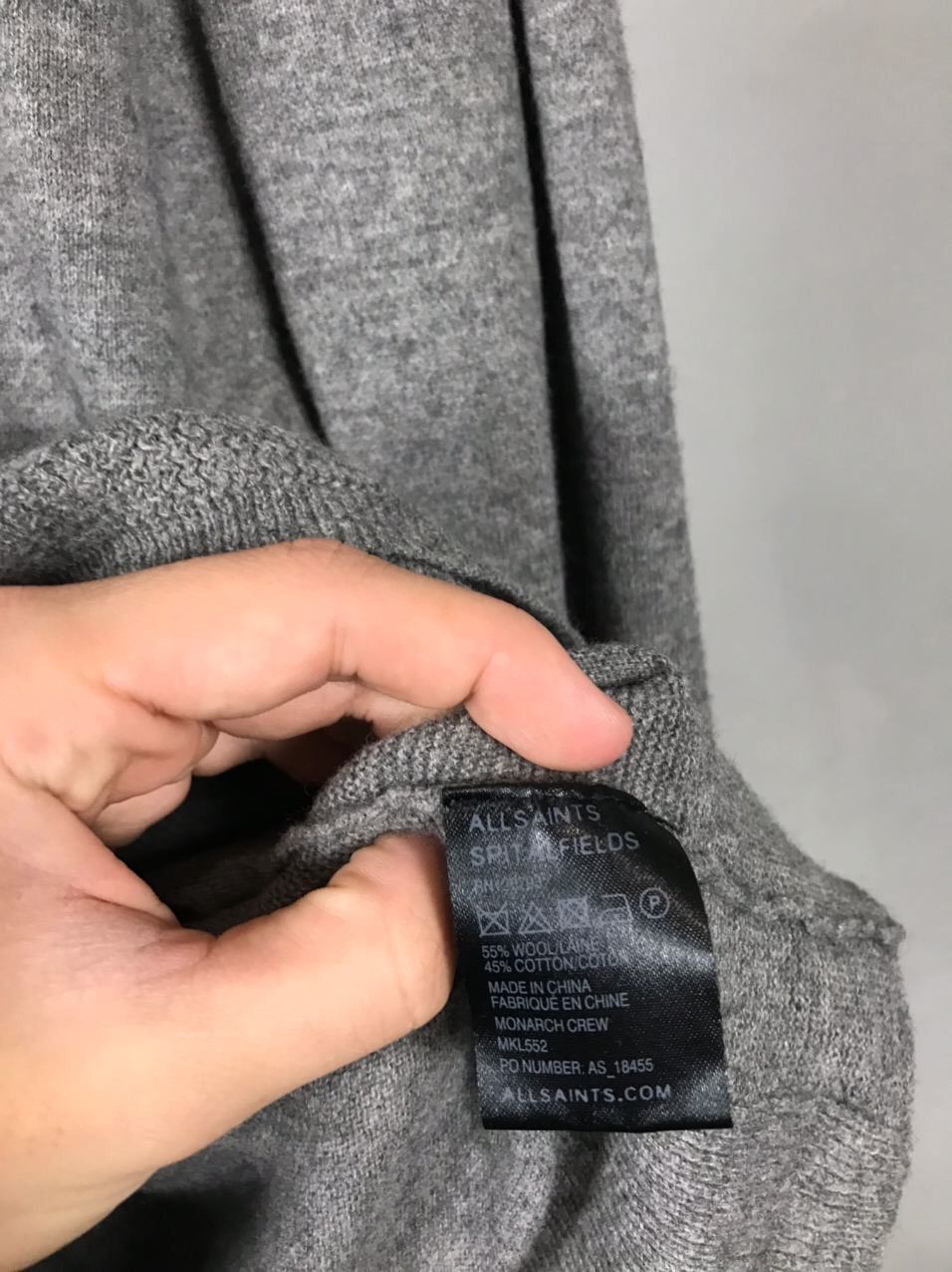 Allsaints Allsaints luxury streetwear wool sweater Size US L / EU 52-54 / 3 - 7 Thumbnail