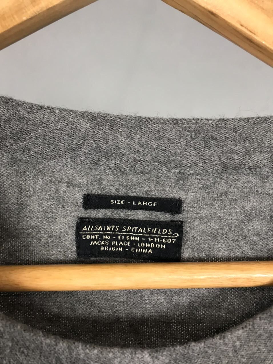 Allsaints Allsaints luxury streetwear wool sweater Size US L / EU 52-54 / 3 - 5 Thumbnail