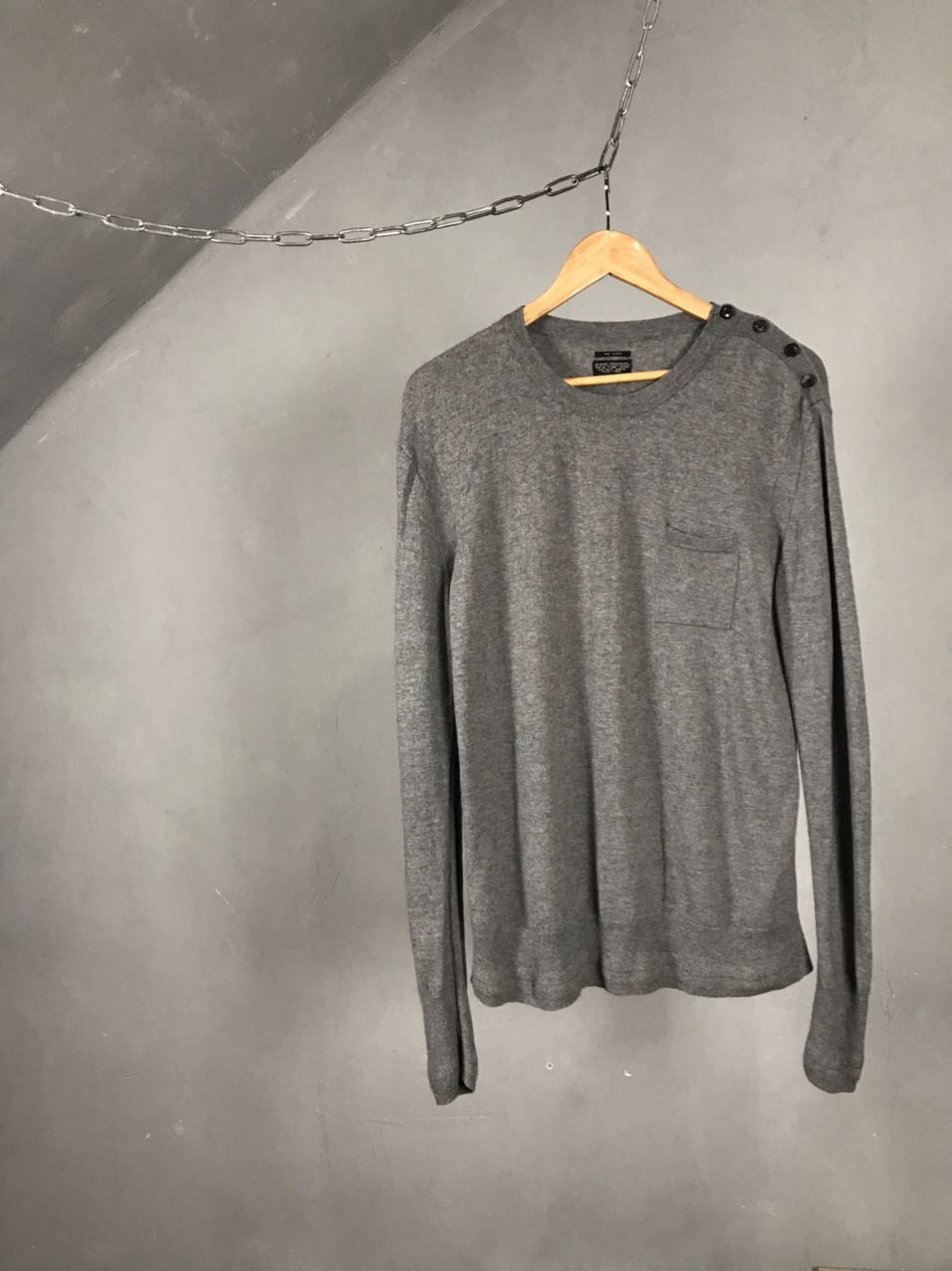 Allsaints Allsaints luxury streetwear wool sweater Size US L / EU 52-54 / 3 - 1 Thumbnail
