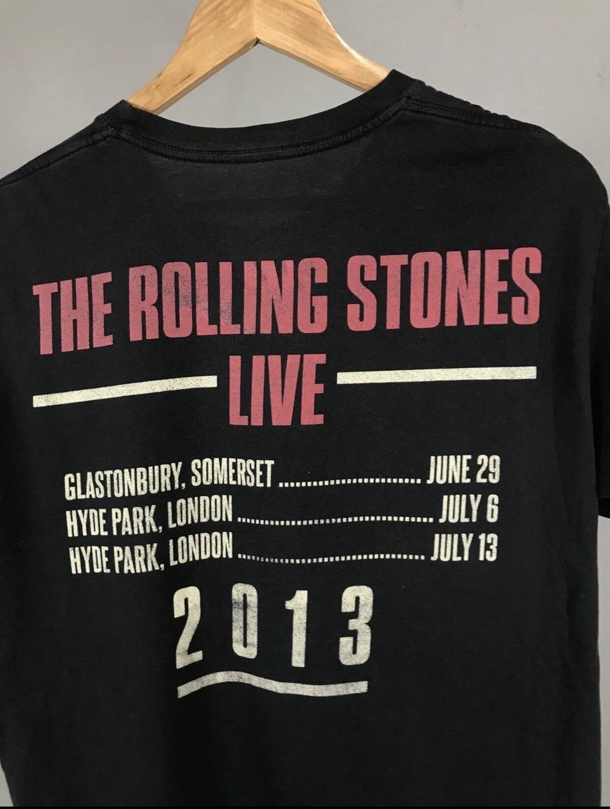 Band Tees × The Rolling Stones × Vintage The Rolling Stones 2013 Vintage Rock Band Tour Tee Size US L / EU 52-54 / 3 - 5 Thumbnail