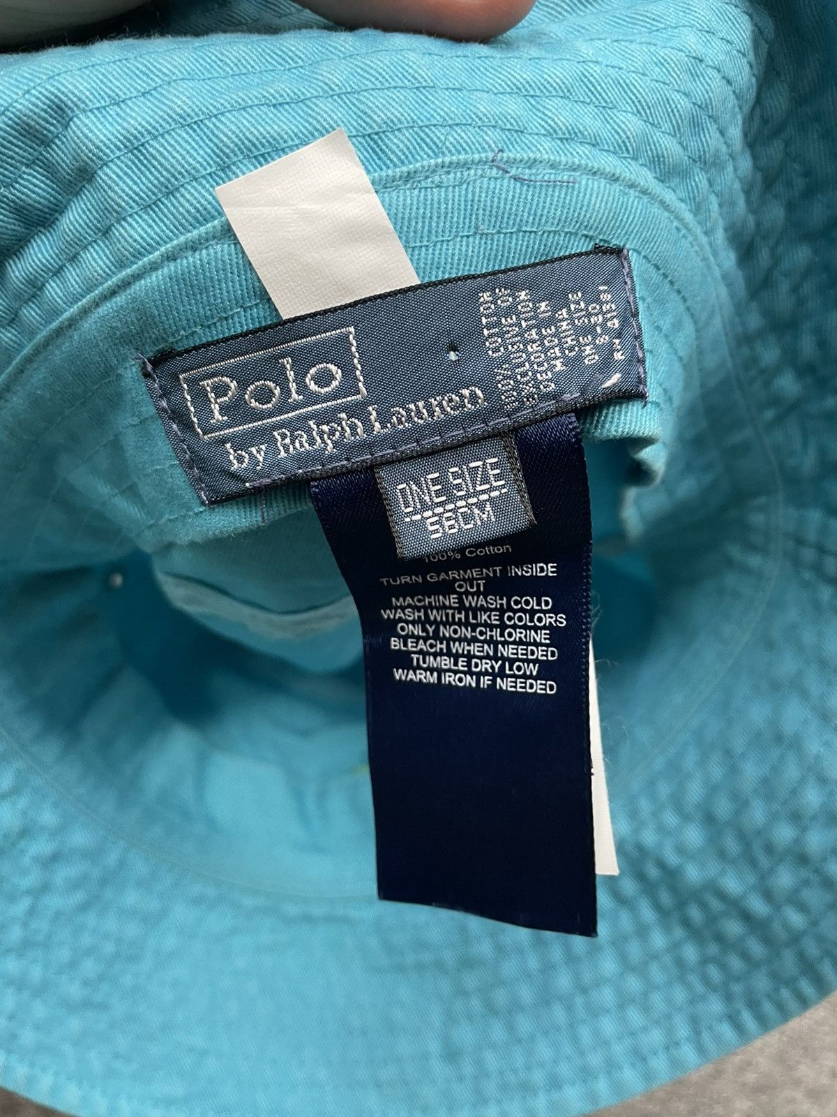 Vintage Vintage Polo Ralph Lauren Bucket Hat Big Pony Size ONE SIZE - 4 Thumbnail
