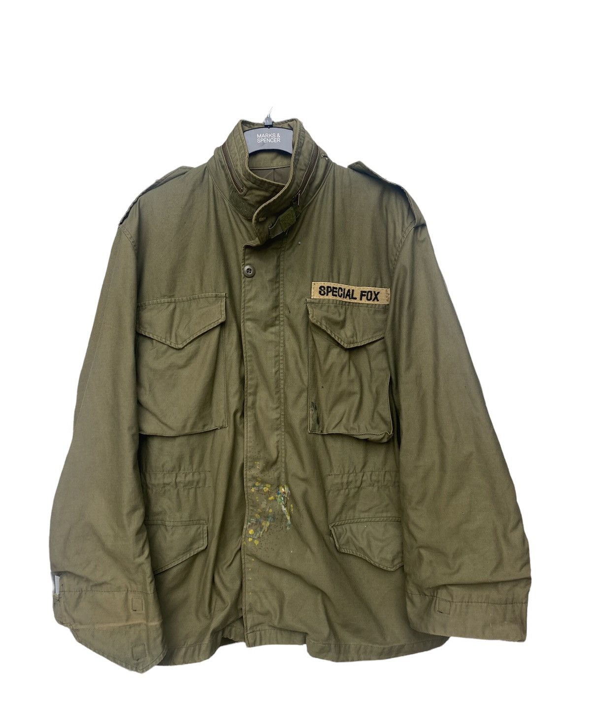VINTAGE M65 FIELD JACKET ALPHA INDUSTRIES JACKET SPECIAL FOX