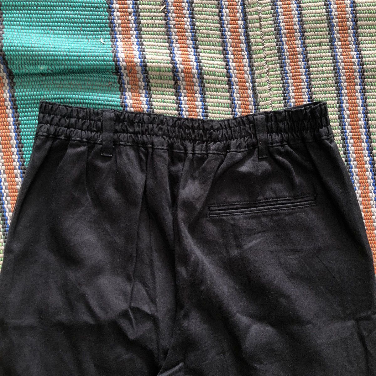 Jean Paul Gaultier Junior Gaultier Black Pleats Belted Pants Size US 30 / EU 46 - 6 Thumbnail