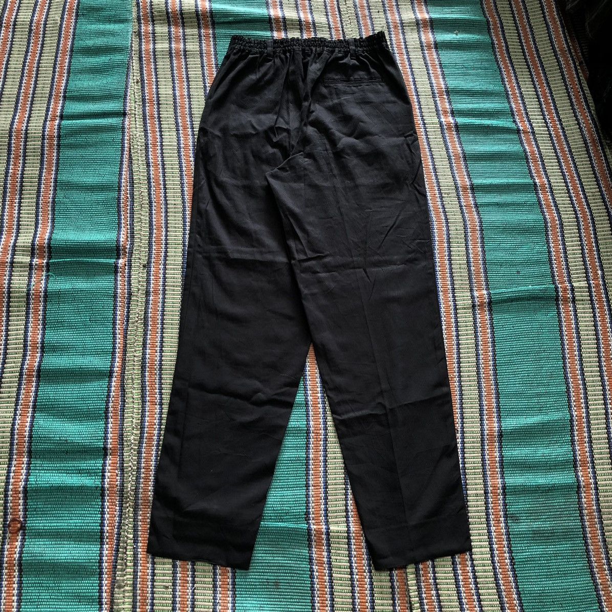 Jean Paul Gaultier Junior Gaultier Black Pleats Belted Pants Size US 30 / EU 46 - 5 Thumbnail