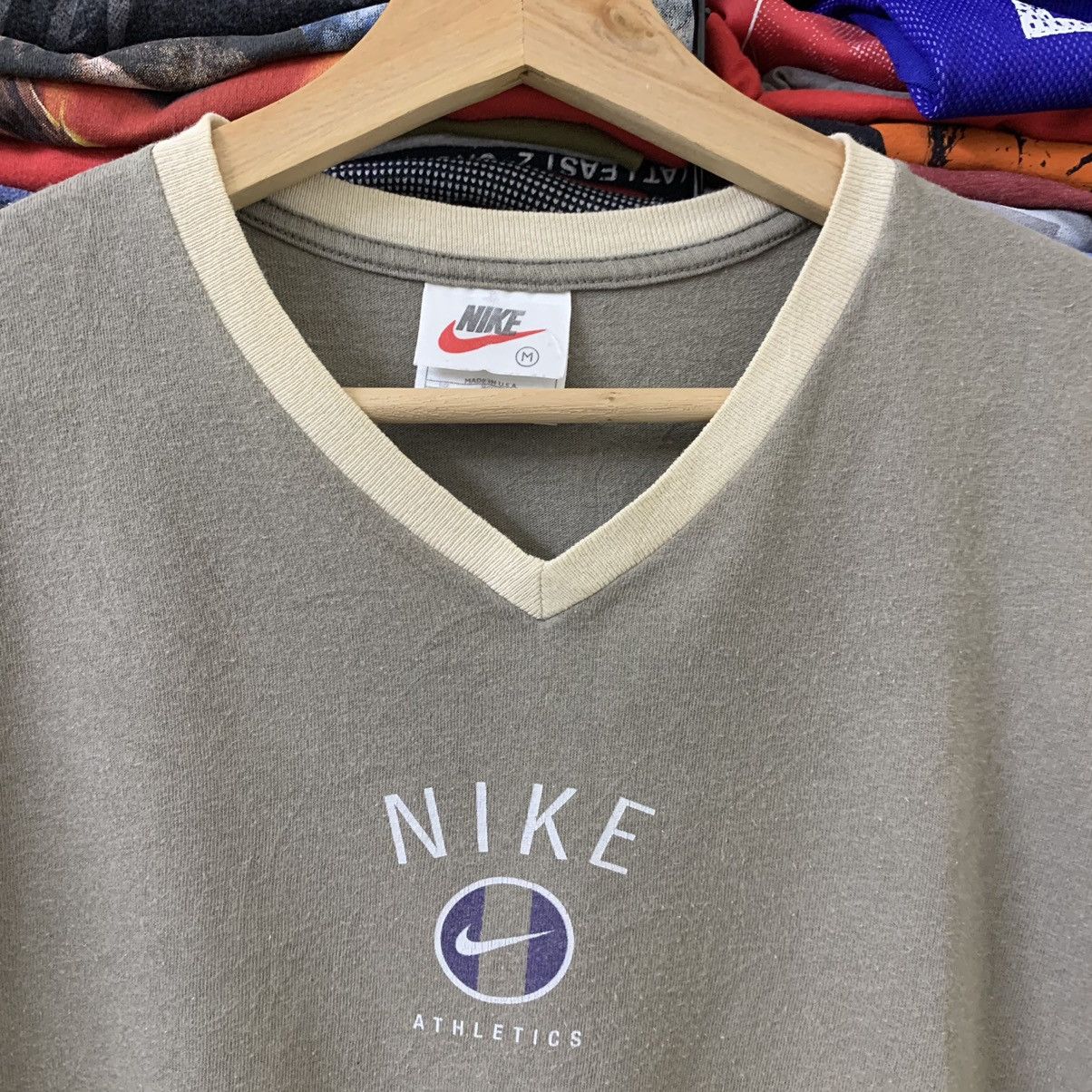 Nike × Vintage VINTAGE NIKE ATHLETIC USA MADE! Size US M / EU 48-50 / 2 - 2 Thumbnail