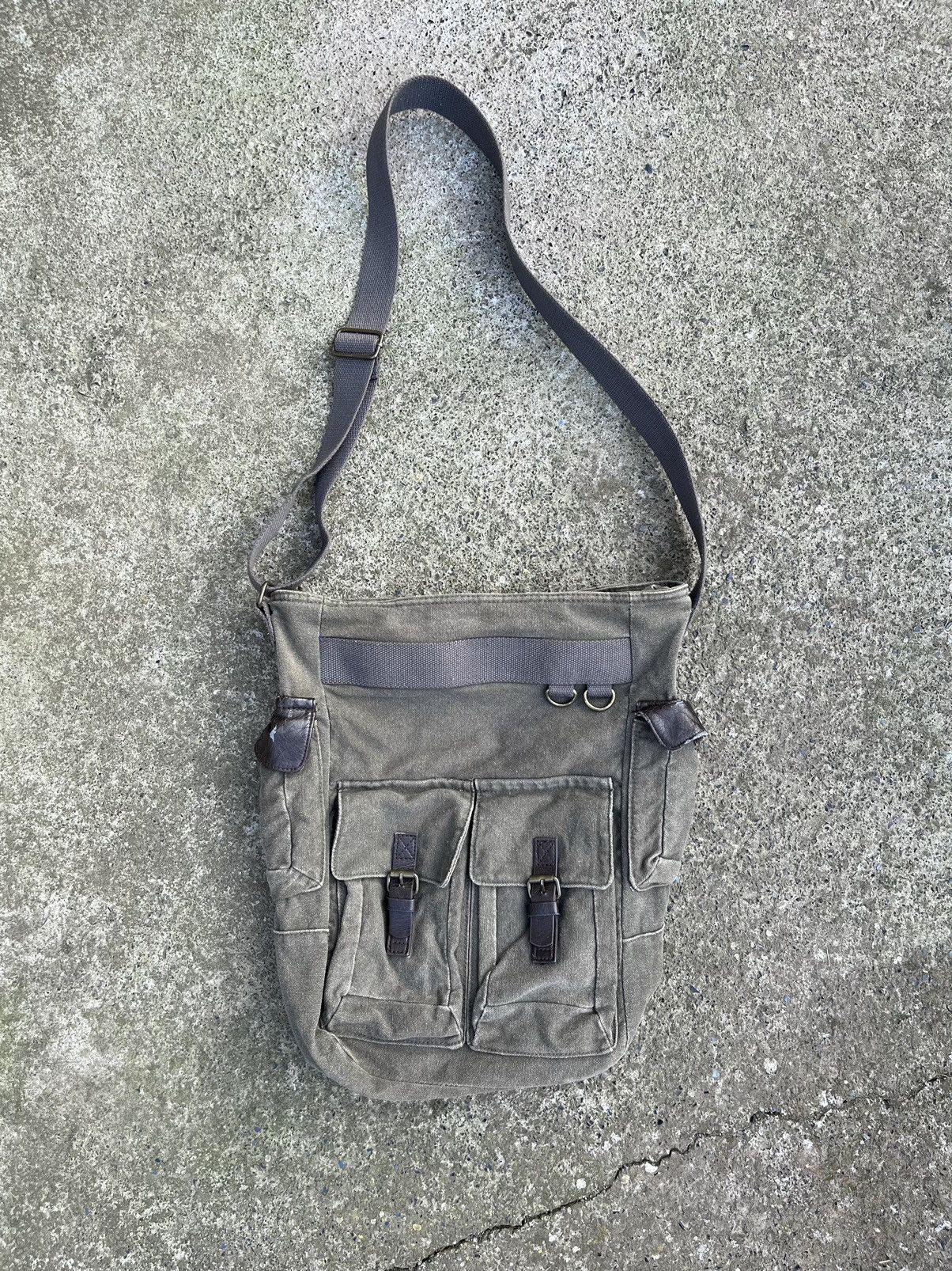 Other Vintage Japanese Multi Pocket Crossbody Bag Utility Size ONE SIZE - 2 Thumbnail