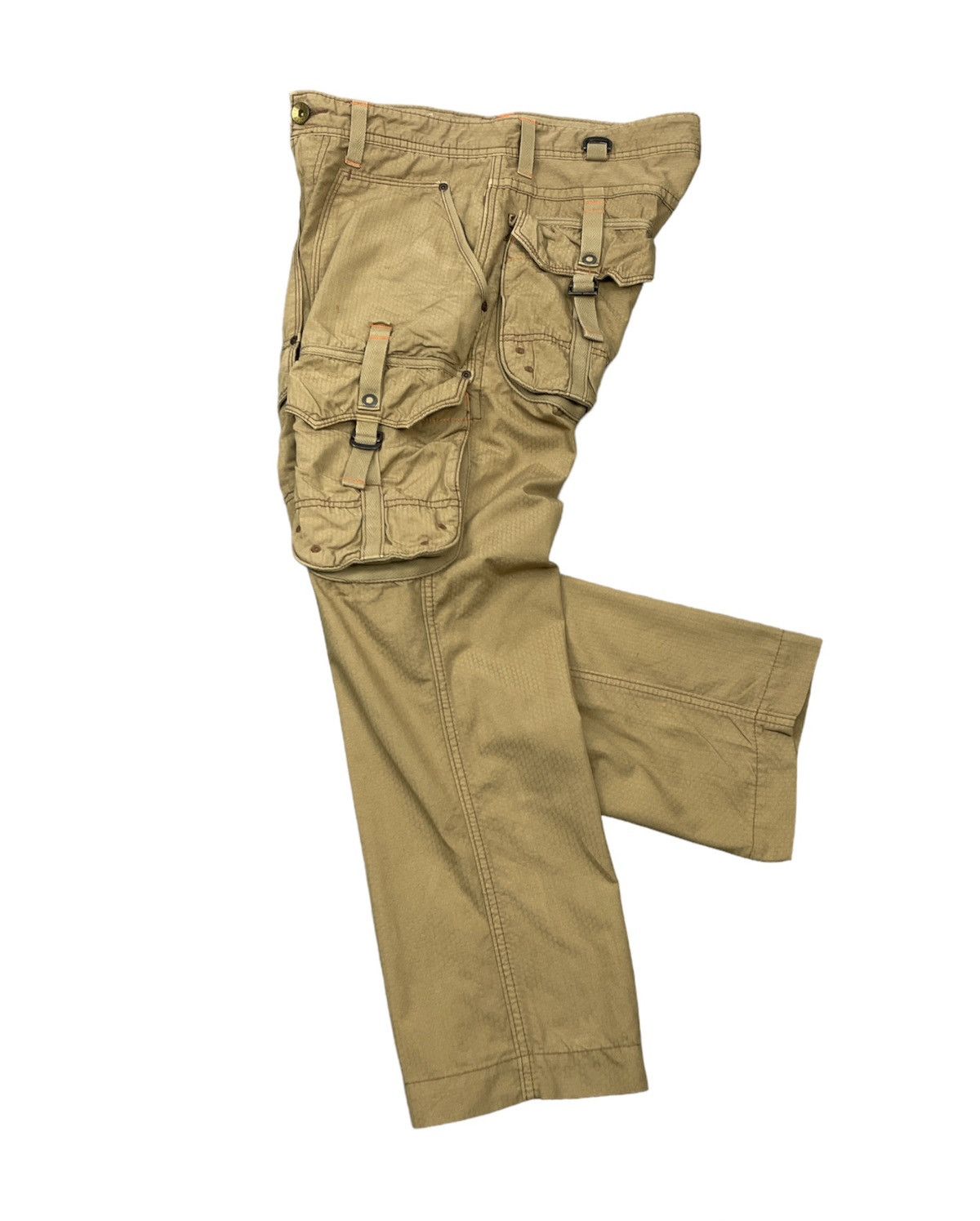 Edwin Vintage Edwin 505 Khaki Tactical Cargo Pant Size US 32 / EU 48 - 1 Thumbnail