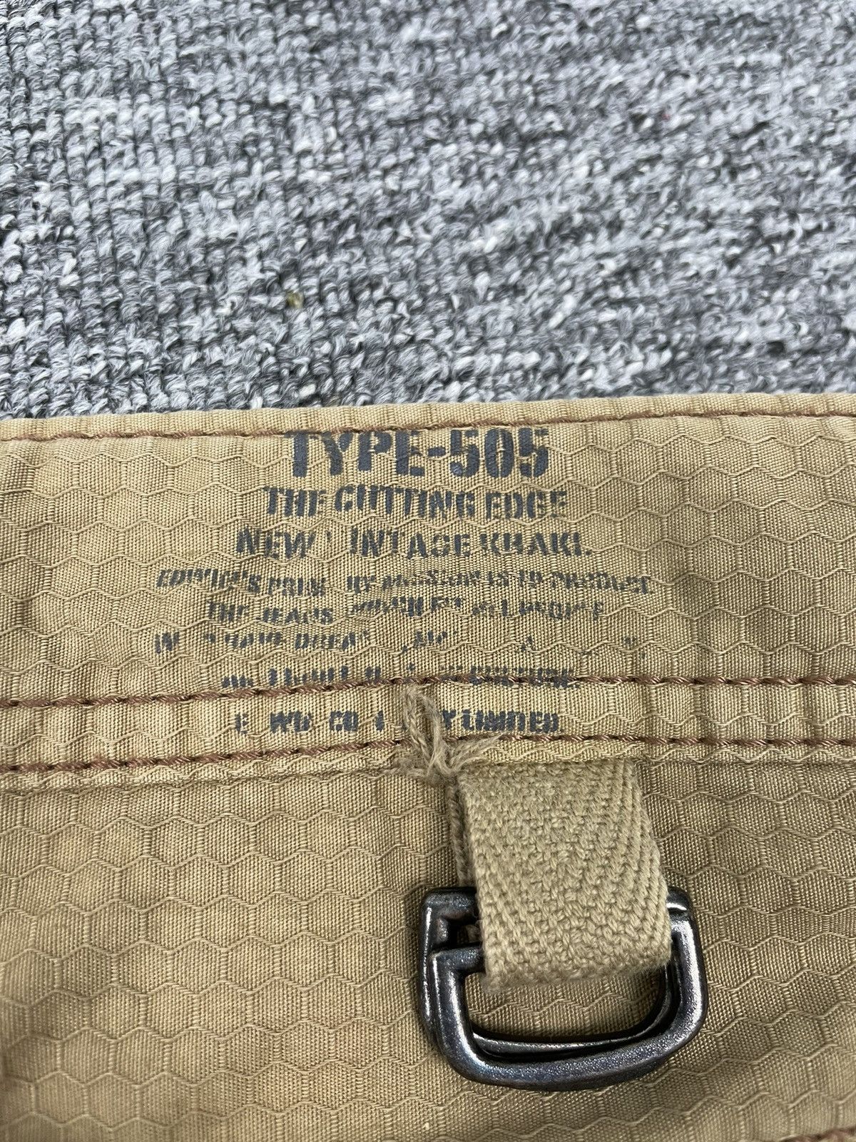 Edwin Vintage Edwin 505 Khaki Tactical Cargo Pant Size US 32 / EU 48 - 9 Thumbnail