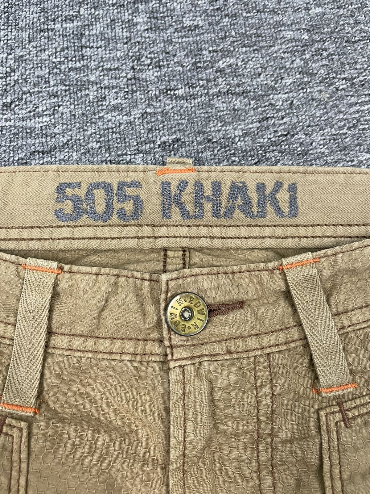 Edwin Vintage Edwin 505 Khaki Tactical Cargo Pant Size US 32 / EU 48 - 5 Thumbnail