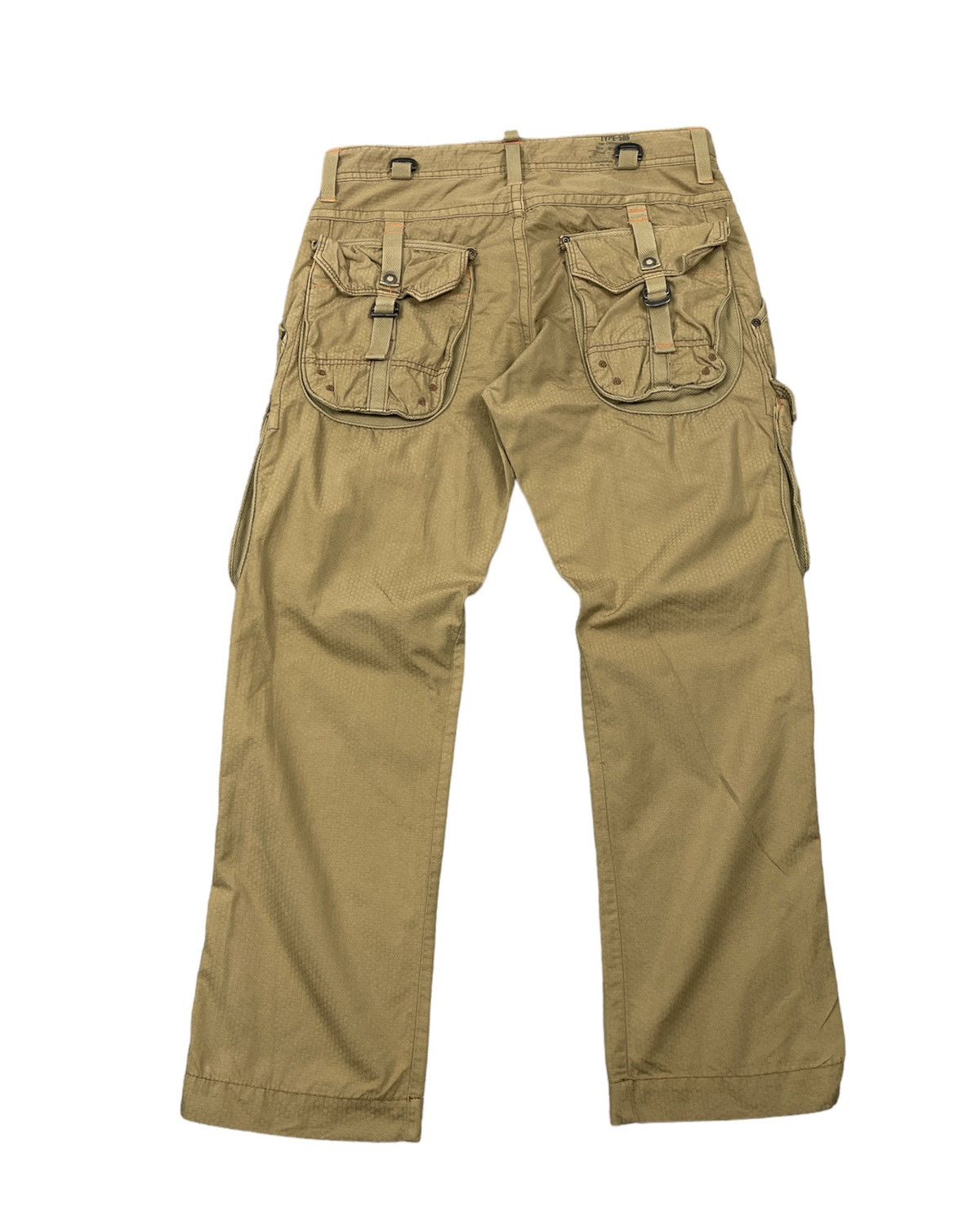 Edwin Vintage Edwin 505 Khaki Tactical Cargo Pant Size US 32 / EU 48 - 3 Thumbnail