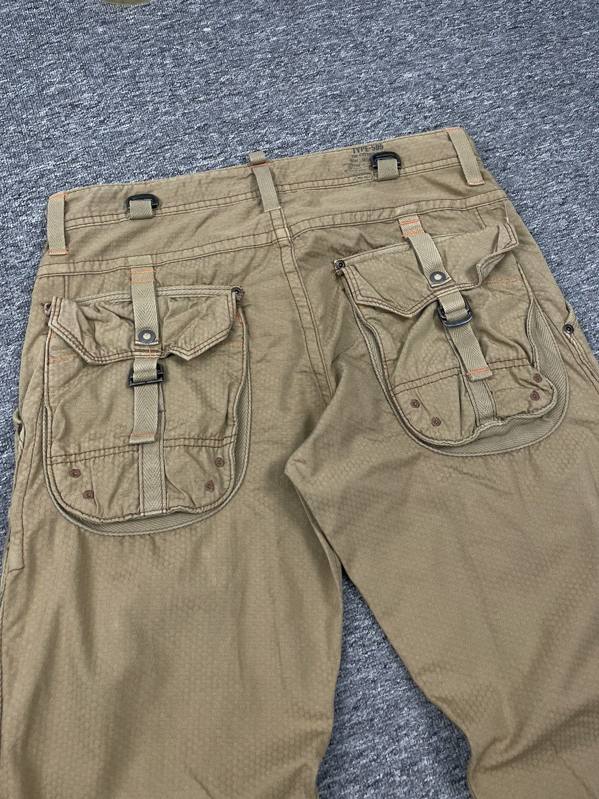 Edwin Vintage Edwin 505 Khaki Tactical Cargo Pant Size US 32 / EU 48 - 8 Thumbnail