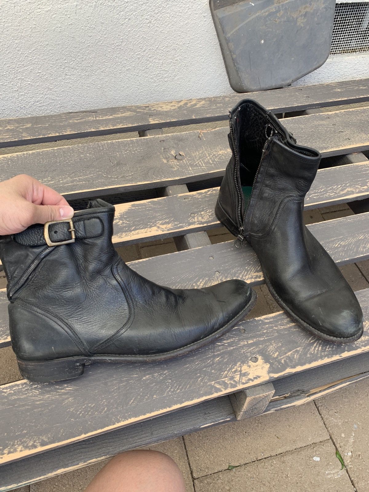 Paul Smith Dip Dyed Boots made in Italy