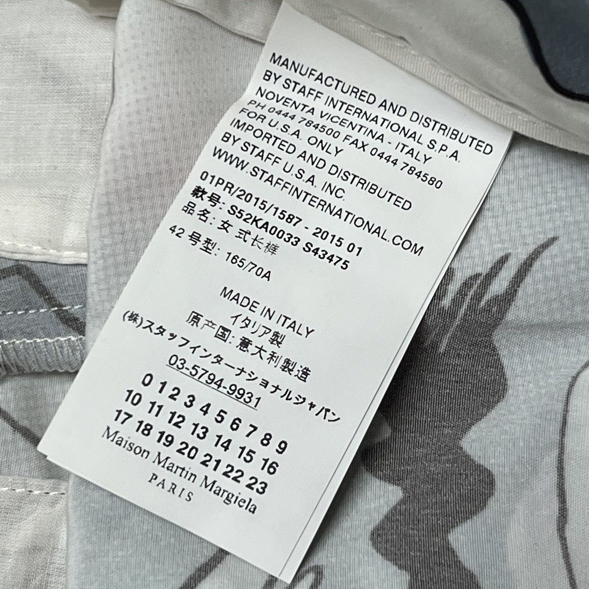 Designer × Maison Margiela Maison Margiela 2015SS MM6 Print Pants Size 28" / US 6 / IT 42 - 5 Thumbnail
