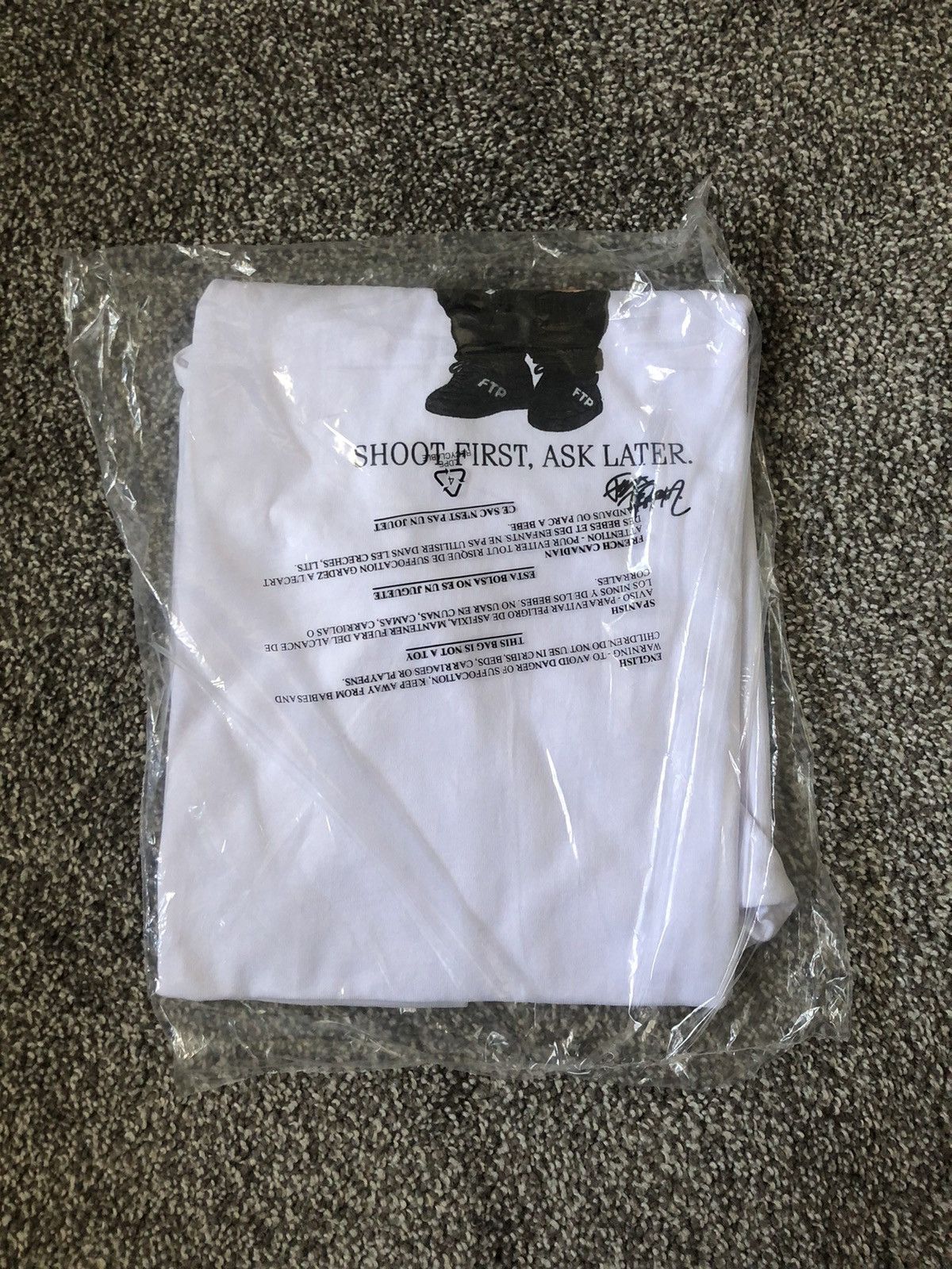 Fuck The Population FTP Hooded Bear Shirt (L) Size US L / EU 52-54 / 3 - 2 Thumbnail