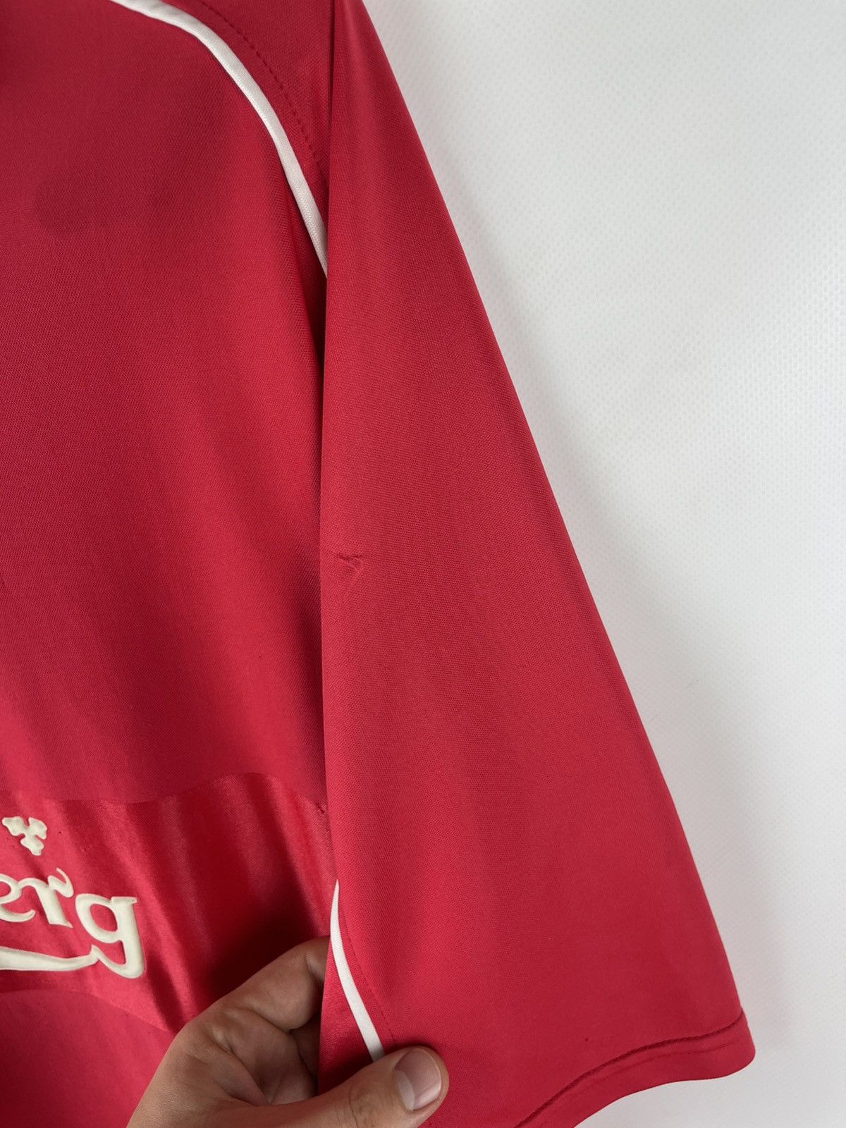 Reebok Reebok Liverpool 2000 2002 home #11 Lussey soccer jersey Size US XL / EU 56 / 4 - 5 Thumbnail