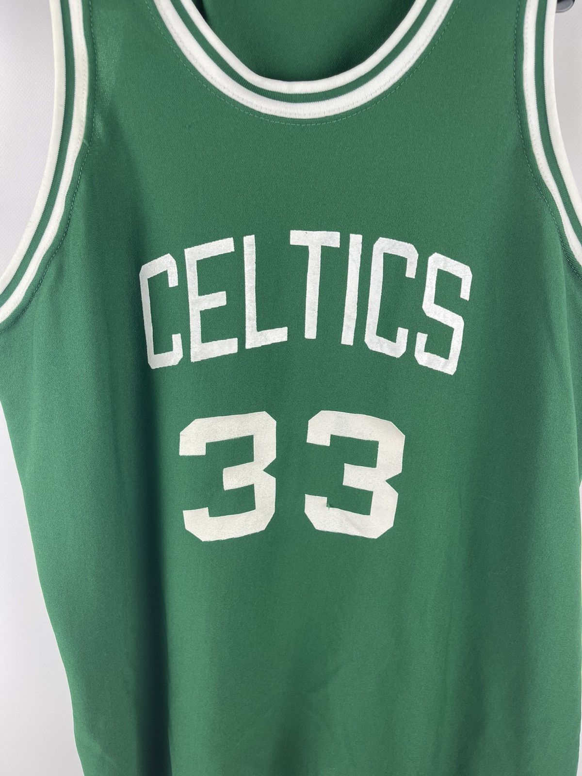 MacGregor sand Knit MacGregor vintage 90s NBA Boston Celtics #33 shirt Size US XL / EU 56 / 4 - 4 Thumbnail