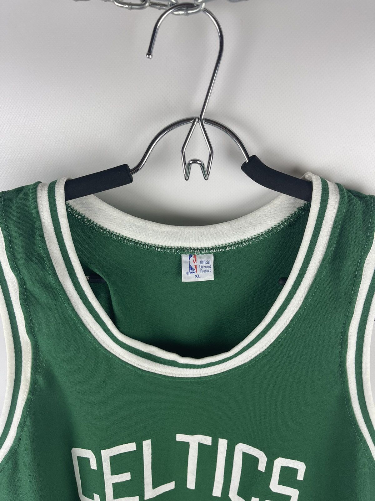 MacGregor sand Knit MacGregor vintage 90s NBA Boston Celtics #33 shirt Size US XL / EU 56 / 4 - 6 Thumbnail