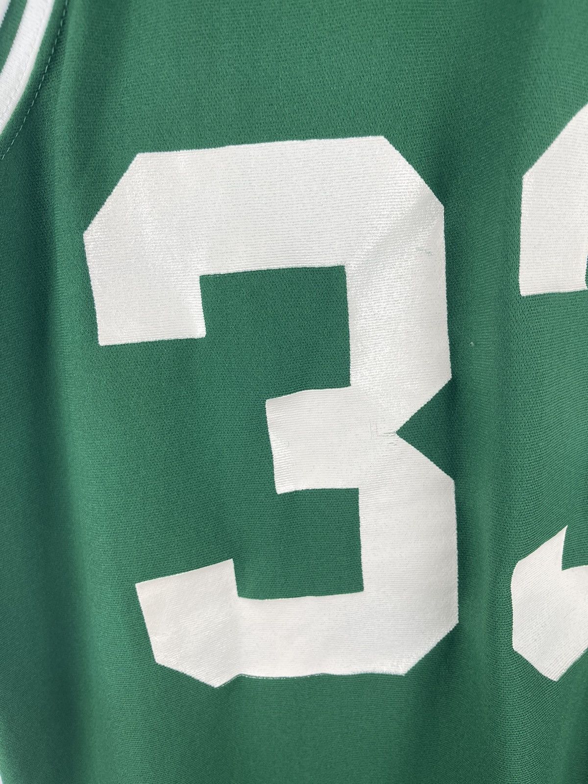MacGregor sand Knit MacGregor vintage 90s NBA Boston Celtics #33 shirt Size US XL / EU 56 / 4 - 8 Thumbnail