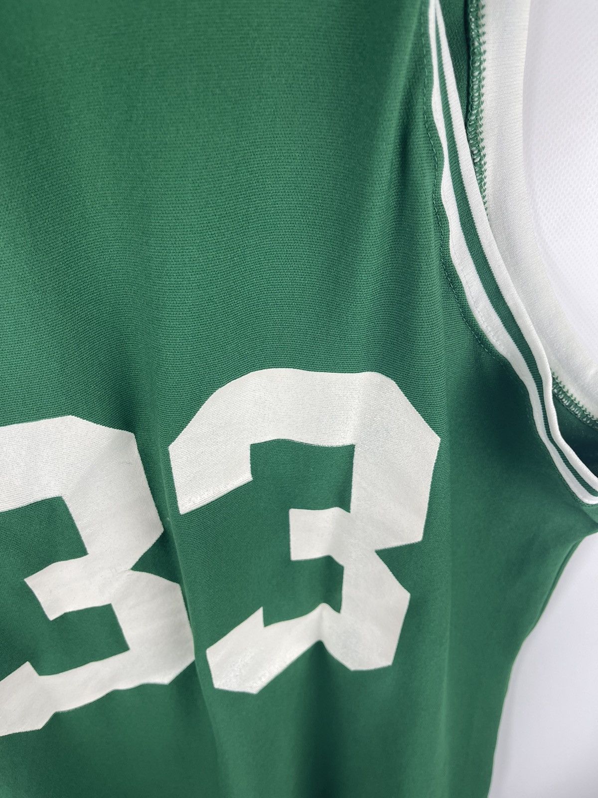 MacGregor sand Knit MacGregor vintage 90s NBA Boston Celtics #33 shirt Size US XL / EU 56 / 4 - 9 Thumbnail