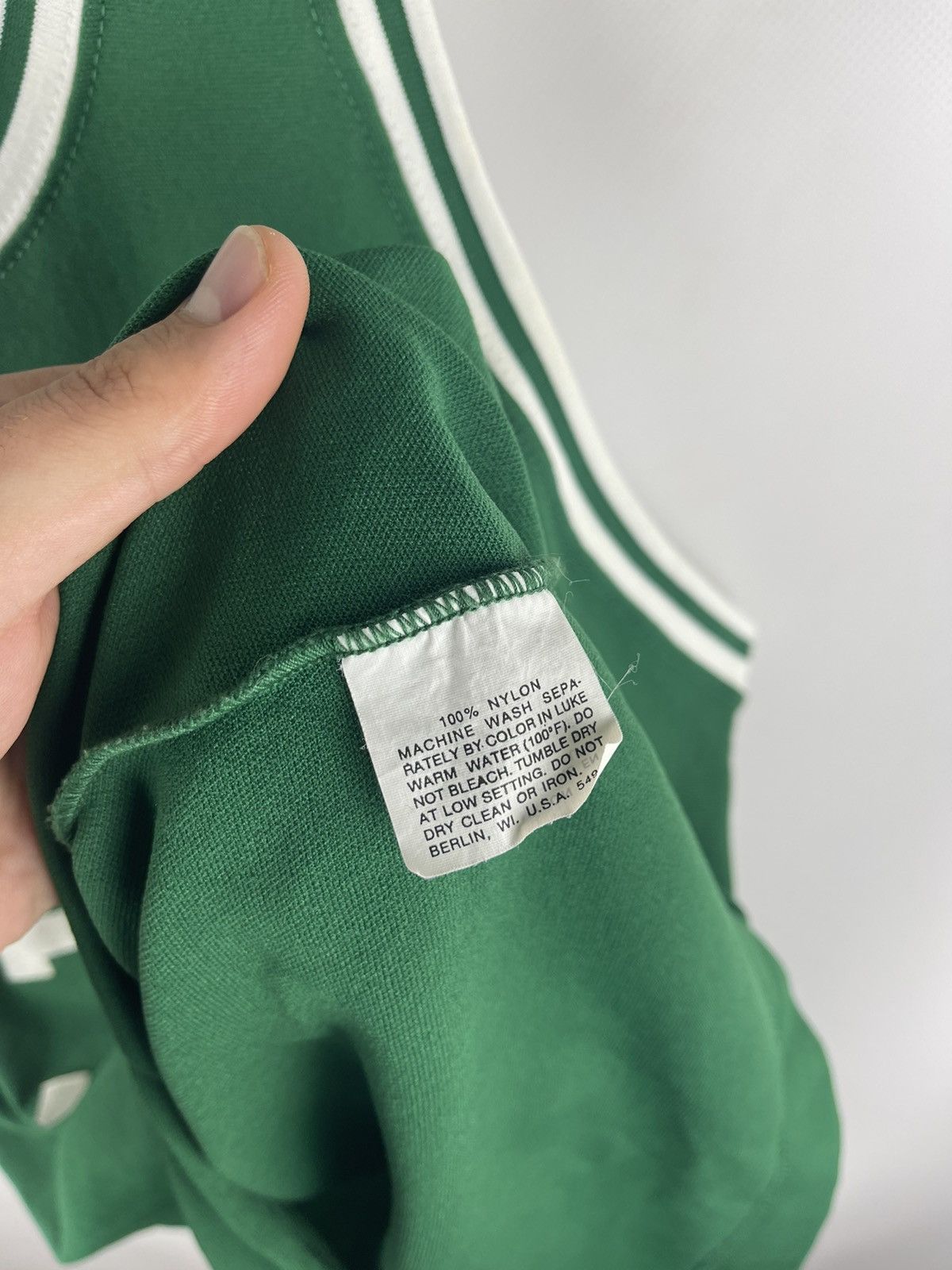 MacGregor sand Knit MacGregor vintage 90s NBA Boston Celtics #33 shirt Size US XL / EU 56 / 4 - 7 Thumbnail