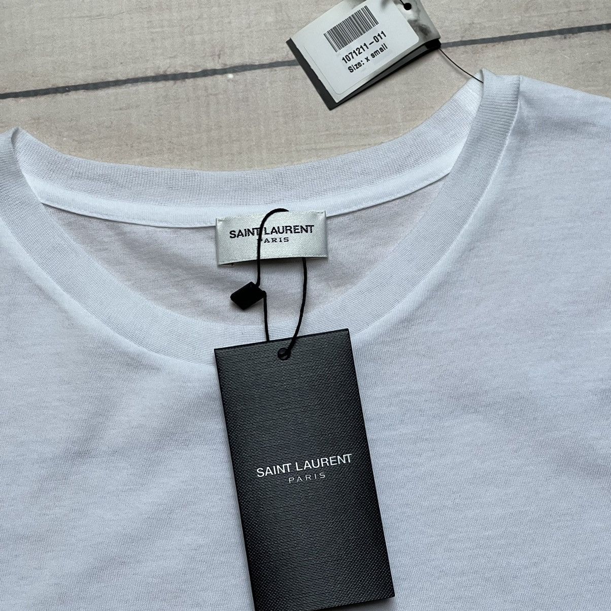Saint Laurent Paris Saint Laurent Paris SL Logo Tee Tshirt Size XS / US 0-2 / IT 36-38 - 4 Thumbnail