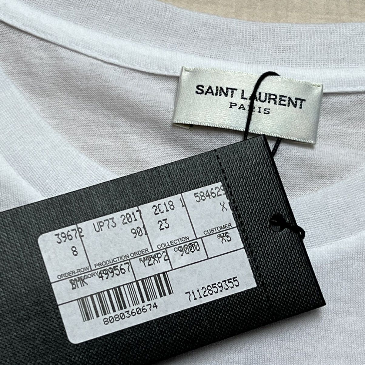 Saint Laurent Paris Saint Laurent Paris SL Logo Tee Tshirt Size XS / US 0-2 / IT 36-38 - 5 Thumbnail