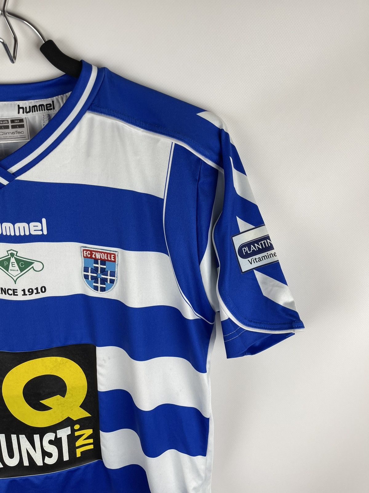 Hummel Hummel FC Zwolle 2010 2011 match worn #7 home soccer jersey Size US L / EU 52-54 / 3 - 5 Thumbnail