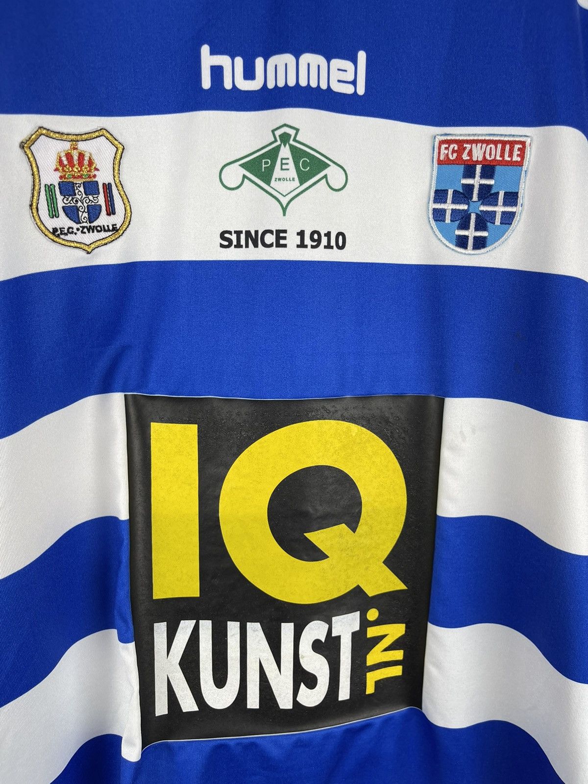 Hummel Hummel FC Zwolle 2010 2011 match worn #7 home soccer jersey Size US L / EU 52-54 / 3 - 7 Thumbnail