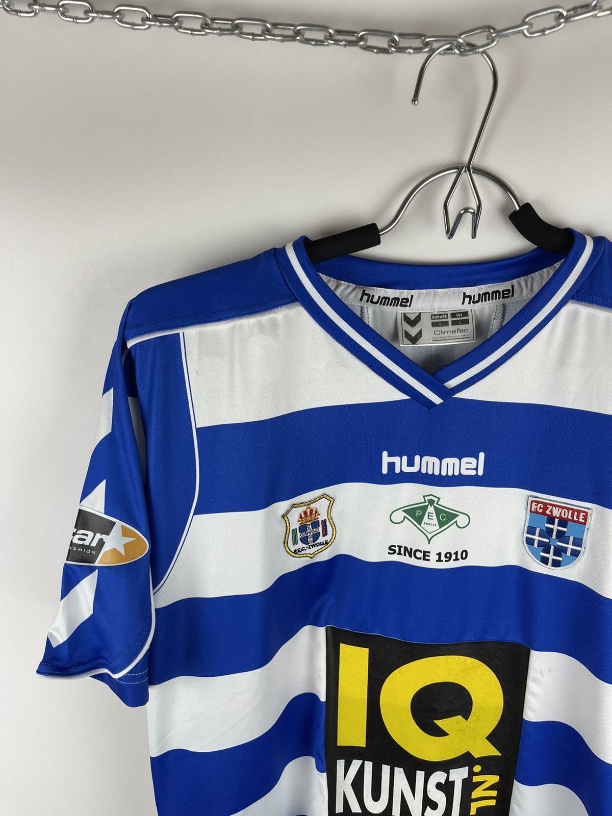 Hummel Hummel FC Zwolle 2010 2011 match worn #7 home soccer jersey Size US L / EU 52-54 / 3 - 3 Thumbnail