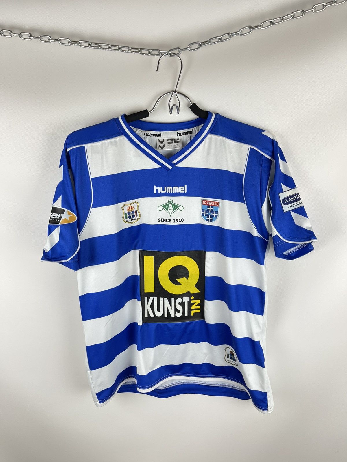 Hummel Hummel FC Zwolle 2010 2011 match worn #7 home soccer jersey Size US L / EU 52-54 / 3 - 1 Thumbnail