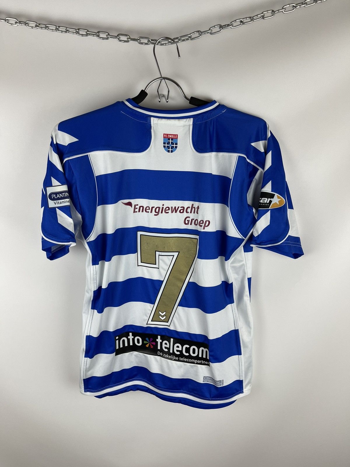 Hummel Hummel FC Zwolle 2010 2011 match worn #7 home soccer jersey Size US L / EU 52-54 / 3 - 2 Thumbnail