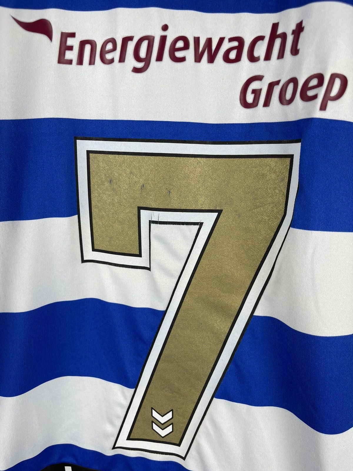 Hummel Hummel FC Zwolle 2010 2011 match worn #7 home soccer jersey Size US L / EU 52-54 / 3 - 13 Thumbnail