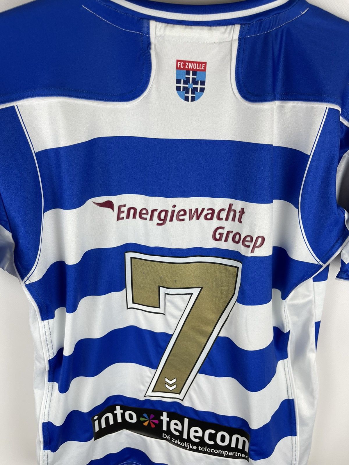 Hummel Hummel FC Zwolle 2010 2011 match worn #7 home soccer jersey Size US L / EU 52-54 / 3 - 12 Thumbnail