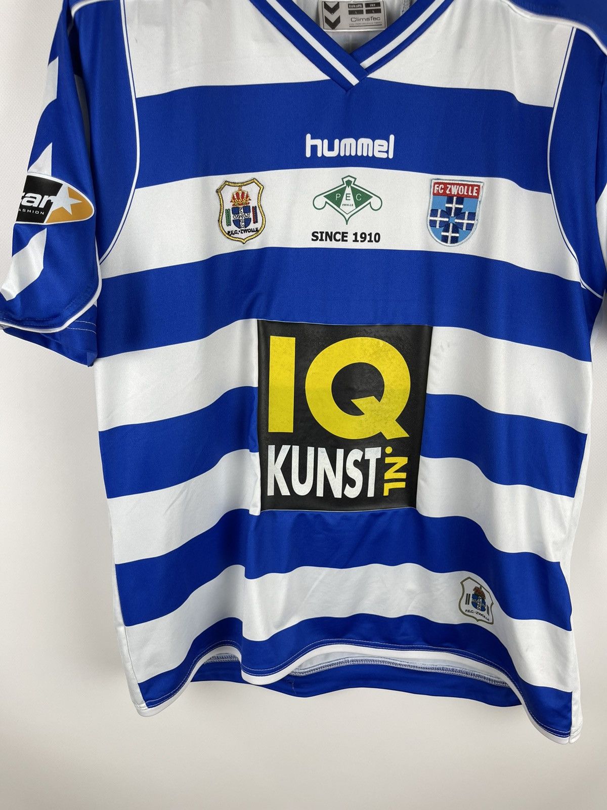 Hummel Hummel FC Zwolle 2010 2011 match worn #7 home soccer jersey Size US L / EU 52-54 / 3 - 4 Thumbnail