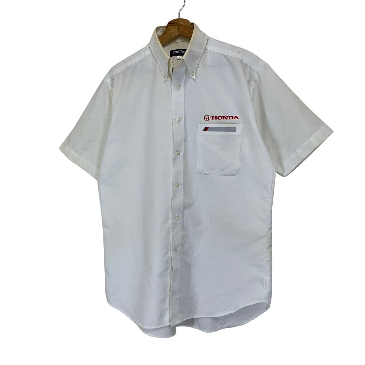 Honda Vintage 90s Honda Workwear Small Logo Shirt Size US M / EU 48-50 / 2 - 3 Thumbnail
