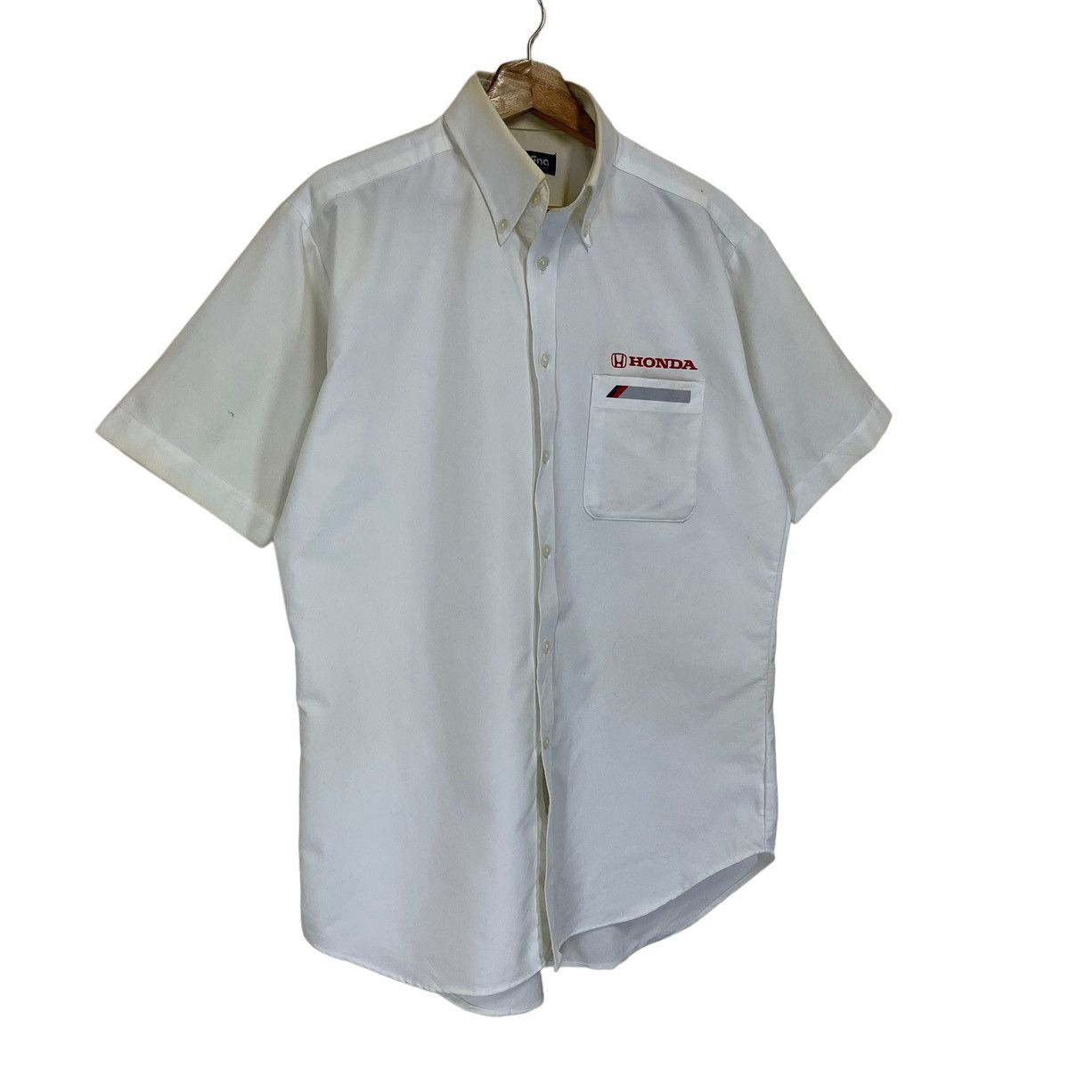 Honda Vintage 90s Honda Workwear Small Logo Shirt Size US M / EU 48-50 / 2 - 2 Thumbnail