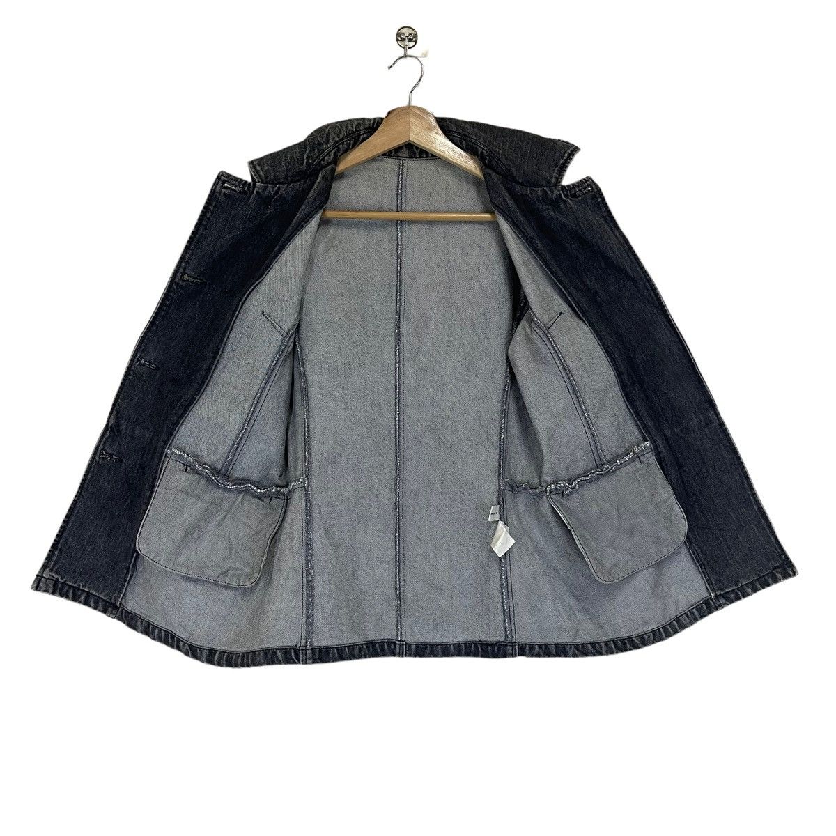 Japanese Brand Sead Rake Denim Jacket Size US S / EU 44-46 / 1 - 8 Thumbnail