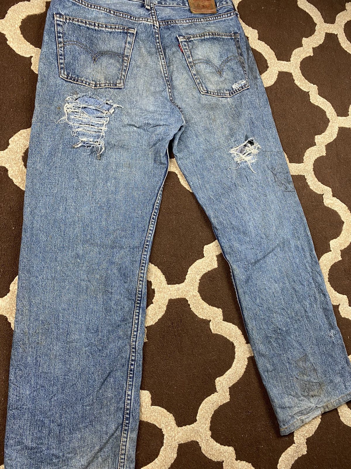 Levi's × Vintage Vintage Levis 503 Custom Distressed Size US 33 - 15 Thumbnail