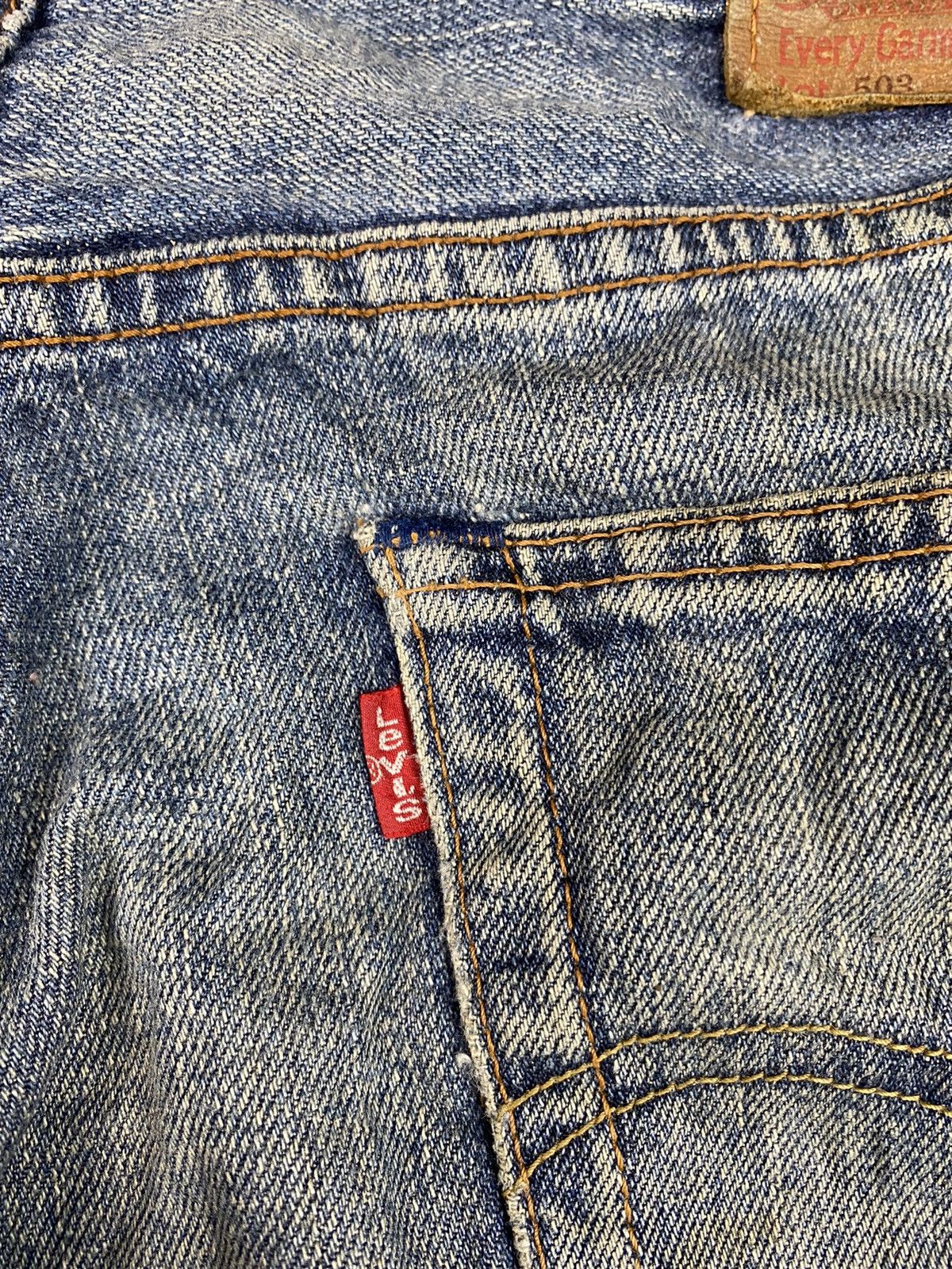 Levi's × Vintage Vintage Levis 503 Custom Distressed Size US 33 - 5 Thumbnail
