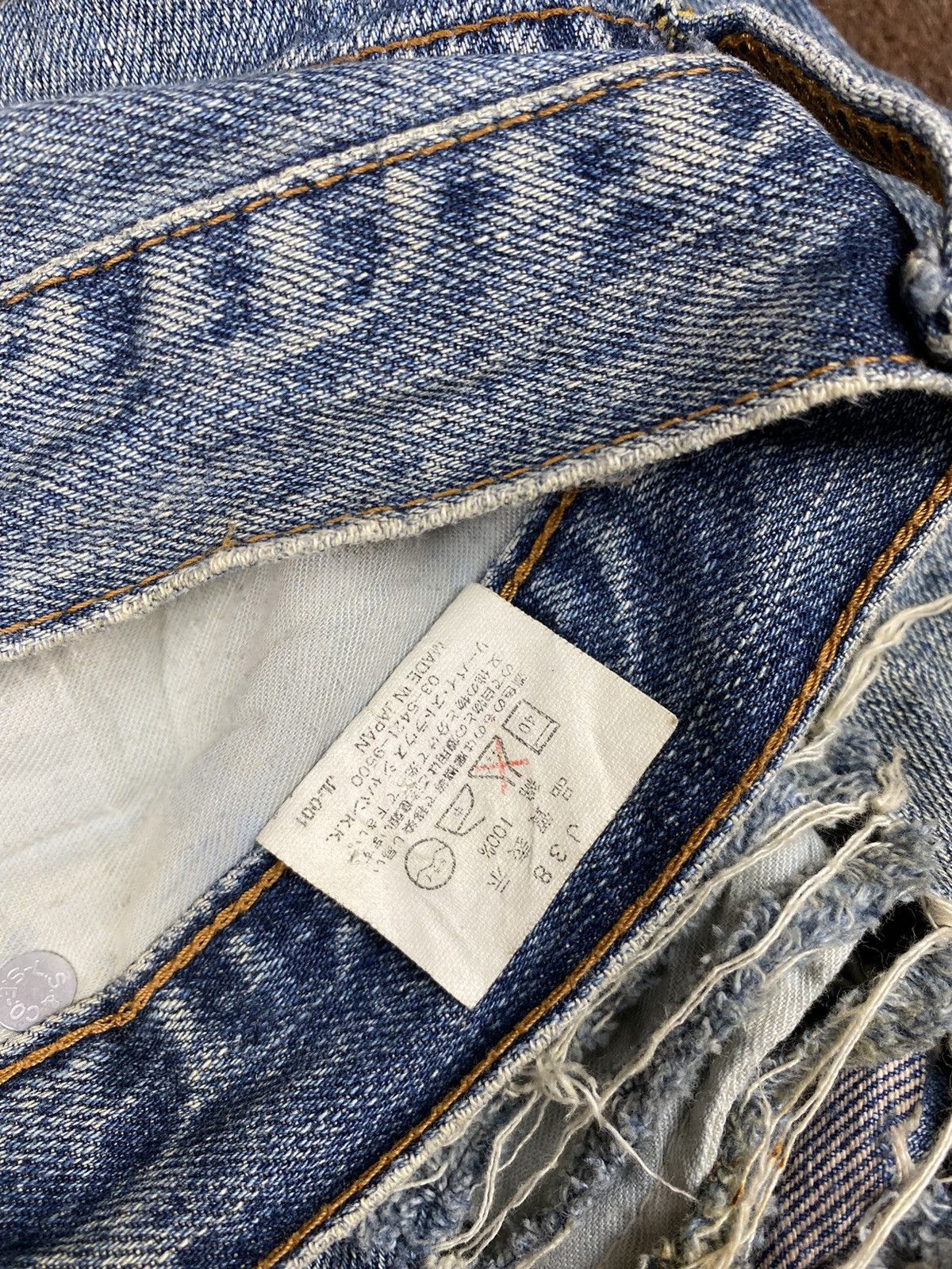 Levi's × Vintage Vintage Levis 503 Custom Distressed Size US 33 - 9 Thumbnail