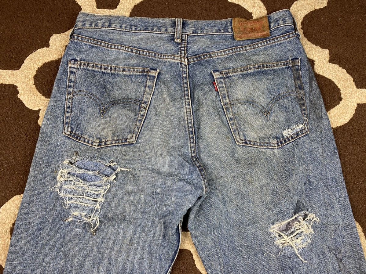 Levi's × Vintage Vintage Levis 503 Custom Distressed Size US 33 - 16 Thumbnail