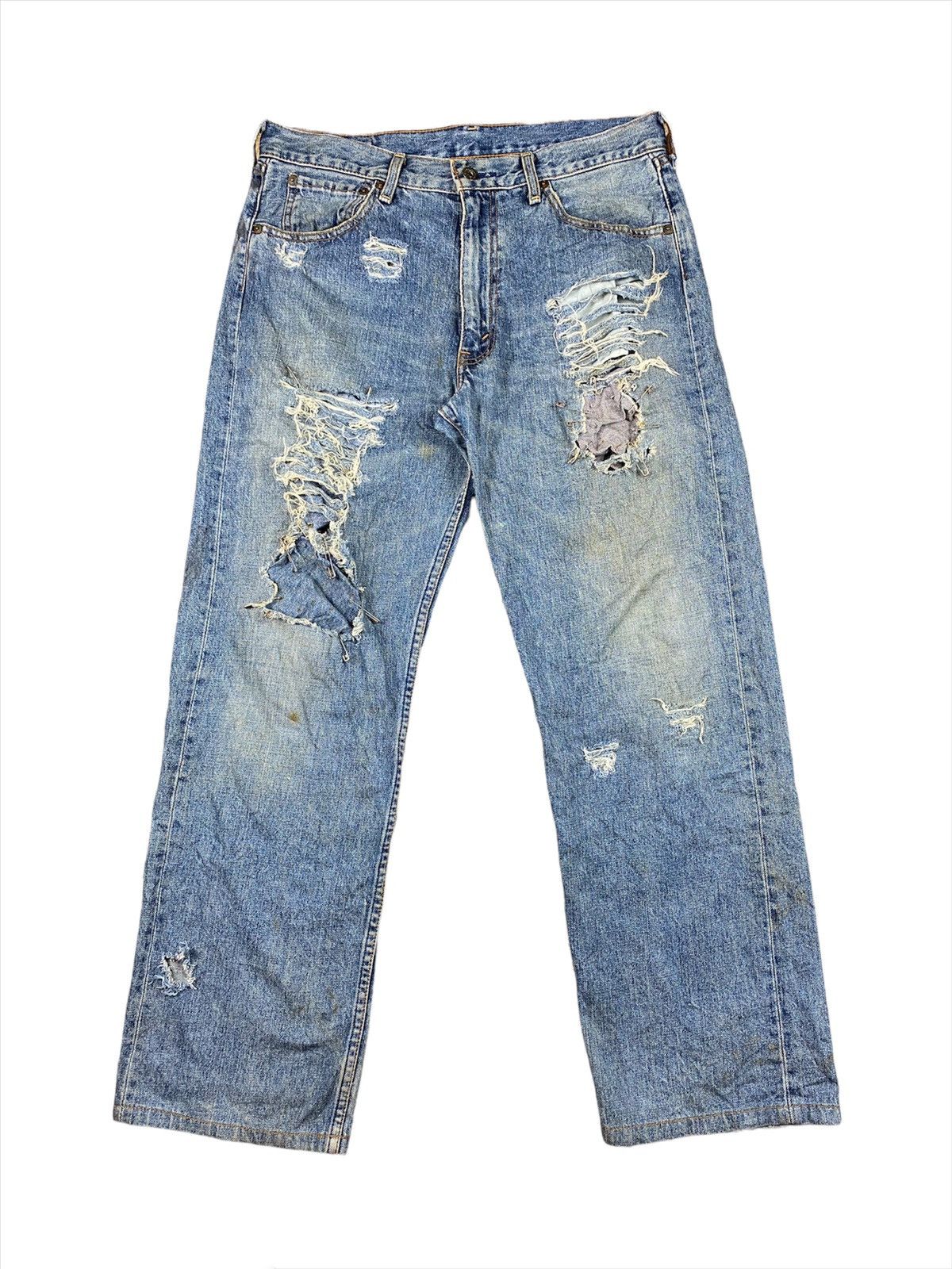 Levi's × Vintage Vintage Levis 503 Custom Distressed Size US 33 - 1 Thumbnail