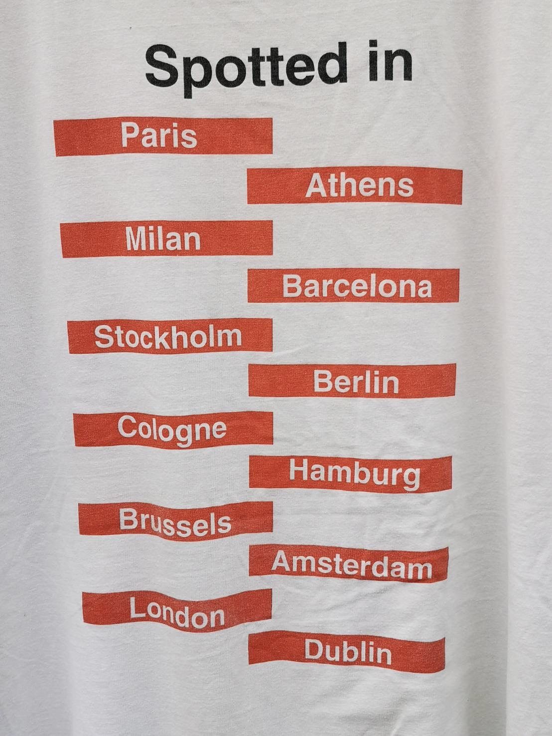 Band Tees × Vintage 1998’s Rare. Vintage Iggy Pop Punk Tour Europe T-shirt Size US XL / EU 56 / 4 - 7 Thumbnail